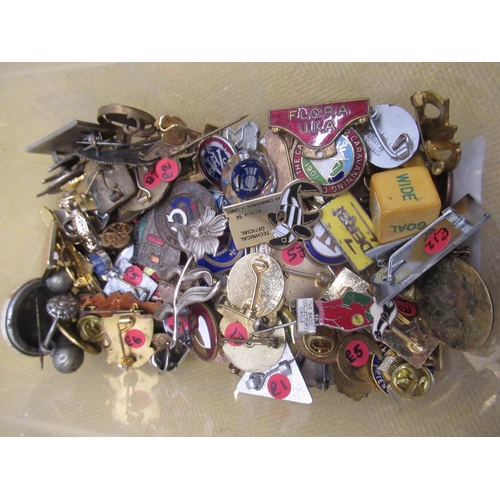 919 - Selection of various enamel and other pin badges, including Mines Rescue Service, Glasgow School, Bu... 