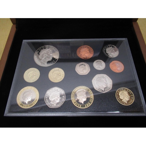 1038 - Royal Mint 2010 UK Executive 13-coin Proof Set, cased with cert. No.0144