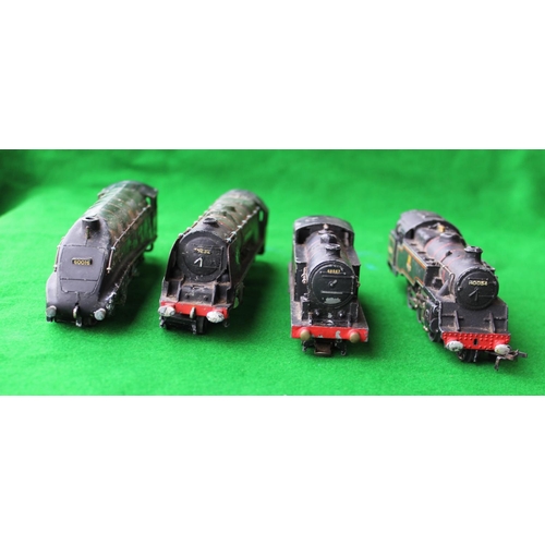 877 - Four OO gauge engines including Silver King, Duchess, of Montrose, Southern Railways no. 80054, engi... 