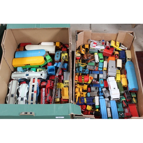 832 - Collection of vintage Corgi toys, including Mk 4 transporter and Corgi articulated horse box (2)