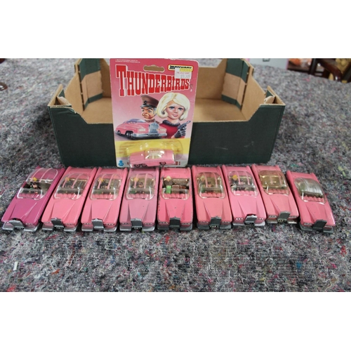 851 - Collection of Dinky Thunderbird Lady Penelope Cars in various conditions, with 16 Lady Penelope and ... 