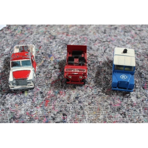 852 - Collection of Corgi and Dinky Trucks inc. Corgi Land Rover, Dinky Land Rover, play worn condition