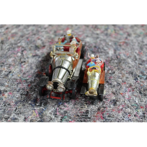 855 - Collection of eight Corgi Chitty Chitty Bang Bang cars, and six Husky Chitty Chitty Bang Bang, cars ... 