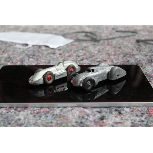 859 - Pre 1930 Dinky Speed of The Wind Racing Car and a Dinky Auto Silver Union car (2)