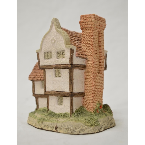 597 - 5 Fraser Creations,1 David Winter and 1 Lilliput Lane model building sculptures and a china plate by... 