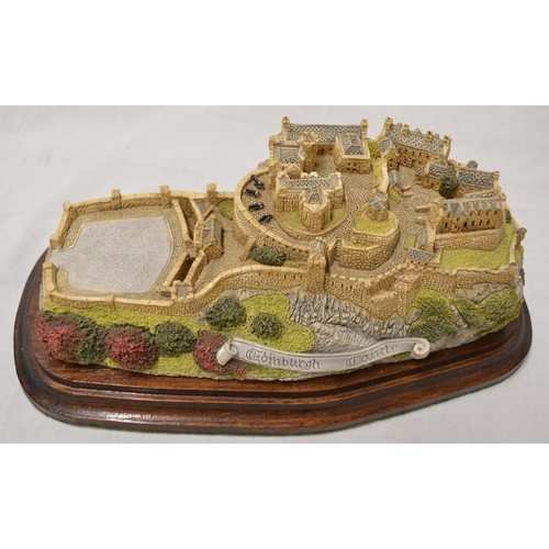 597 - 5 Fraser Creations,1 David Winter and 1 Lilliput Lane model building sculptures and a china plate by... 