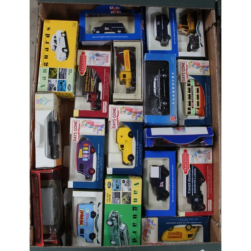 839 - Large collection of boxed die-cast cars inc. Vanguard, Corgi transport Silver Jubilee bus etc (2 box... 