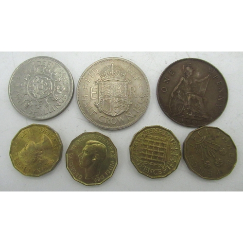 613B - Large quantity of various GB Victorian and later mostly copper coinage, including pennies, 3 pence p... 