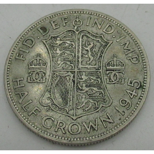 614 - Collection of pre 1947 half crowns Geo. V and Geo. VI coins, approx 80, approx 38toz