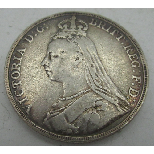 615C - Selection of pre 1947 Victorian and later mostly silver coinage including 1889 Victoria crown, 1906 ... 