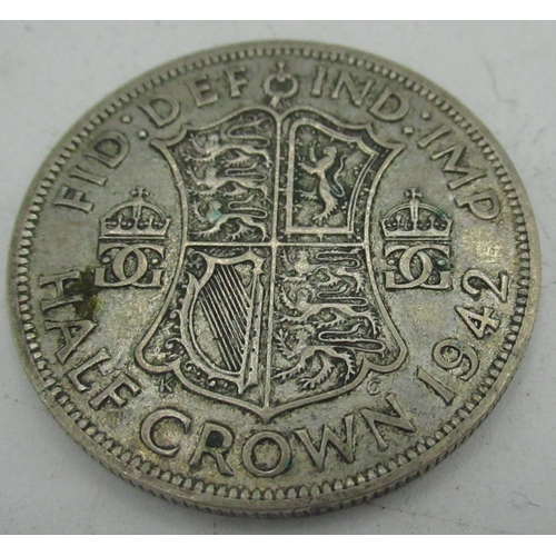 616 - Collection of pre 1947 half crowns Geo. V and Geo. VI coins, approx 80, approx 38toz