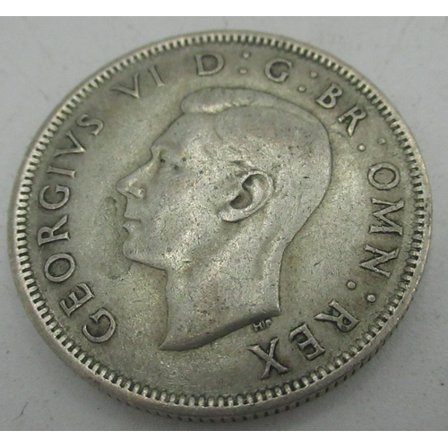 617A - Collection of various pre 1947 one florin/two shilling Geo. V and Geo. VI coins, approx 35toz