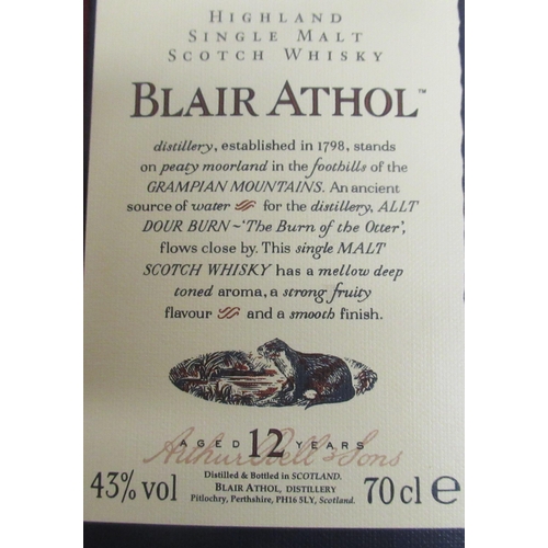 1194 - Blair Athol Highland Single Malt Scotch Whisky, aged 12 years, 70cl 43%vol, and The Glenlivet Single... 