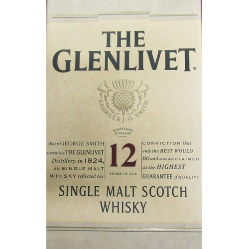 1194 - Blair Athol Highland Single Malt Scotch Whisky, aged 12 years, 70cl 43%vol, and The Glenlivet Single... 