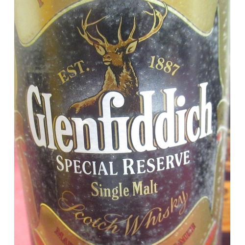 1192 - Glenfiddich Single Malt scotch Whisky, Caoran Reserve in tin tube, and Glenfiddich Special Reserve S... 