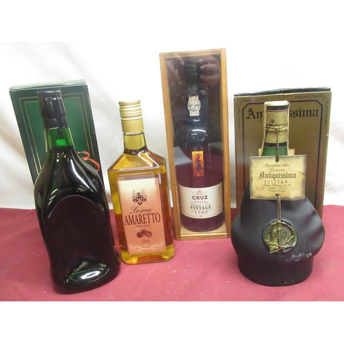 1200 - Mixed alcohol - Cruz1989 Vintage Port, in box, Fim De Seculo, Antiquissima, both in cartons, Loiree ... 