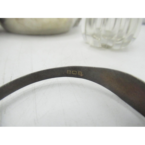 263 - ER.II hallmarked silver wrist band, engraved 