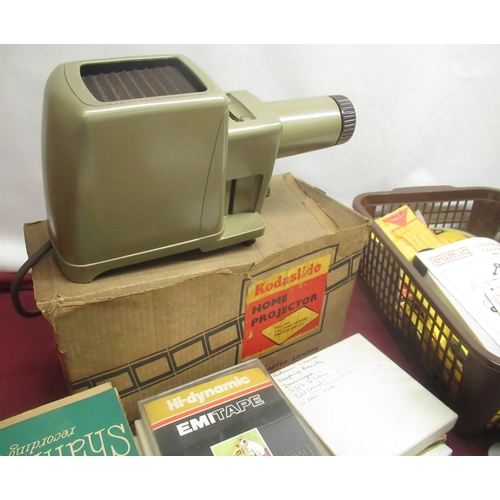 286 - Kodak Kodalside home projector, Eumig P8 automatic novo projector, Agfa F8 S automatic klebepresse a... 