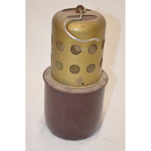 808 - Vintage Span Marketing Ltd fuel lamp, approx H22cm