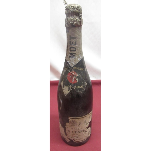 145 - Moet Chandon, Dry Imperial Champagne, 1955, no proof or contents visible, 1btl