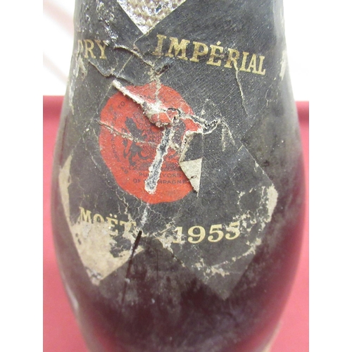 145 - Moet Chandon, Dry Imperial Champagne, 1955, no proof or contents visible, 1btl