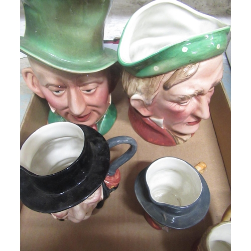 79 - Five Beswick character jugs - 