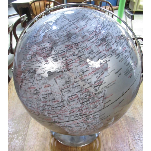1020 - Helen Skelton Collection - John Lewis 17'' globe on circular mirrored stand