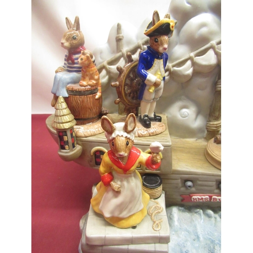 206 - Six Royal Doulton Bunnykins 