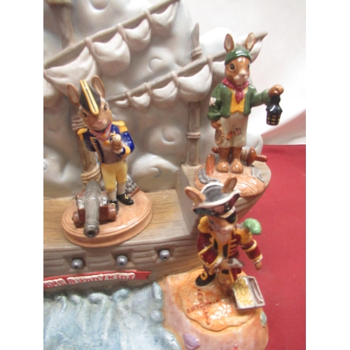 206 - Six Royal Doulton Bunnykins 