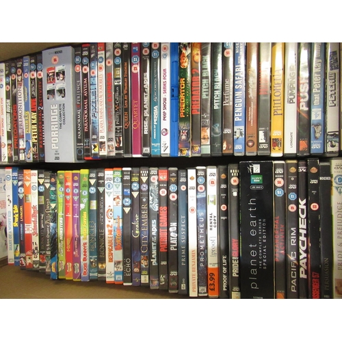 210 - Assorted DVD's, boxed DVD's in 16 boxes