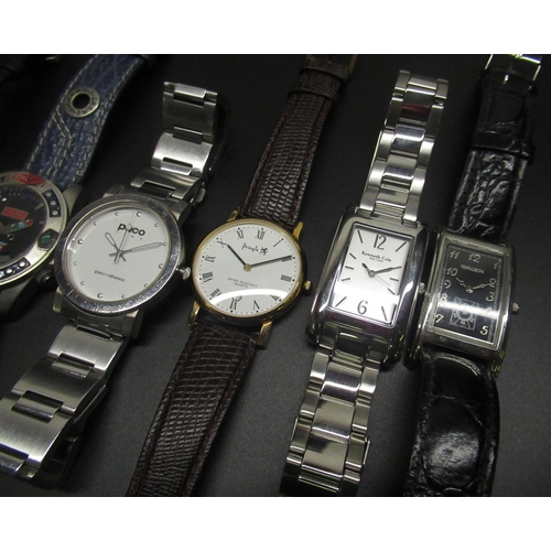 91 - Next quartz wrist watch with date and six other quartz wrist watches (7)