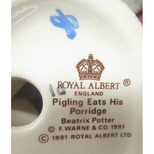 112 - Six Royal Albert Beatrix Potter figures 