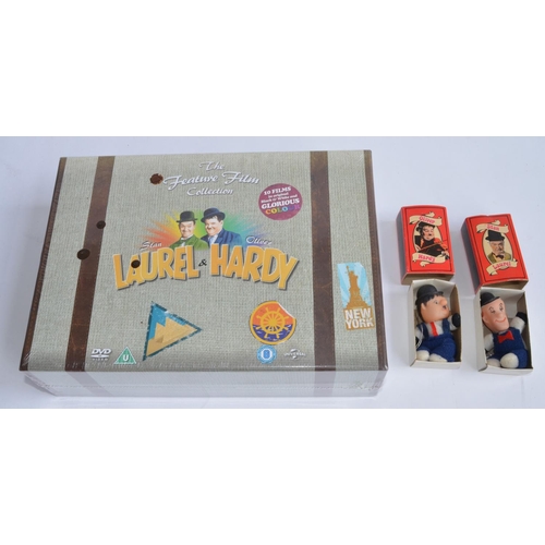 245 - Syd Little Collection - Sealed Laurel and Hardy DVD collection set and two small Laurel and Hardy fi... 