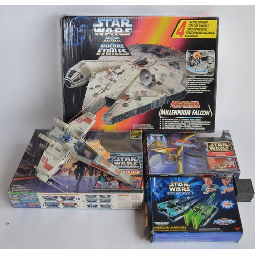 246 - Syd Little Collection - Collection of Star Wars models from Kenner and micro machines including Mill... 