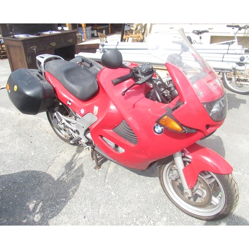 1123 - BMW K1200RS touring motorbike, with BMW pannier system, with single key, V5 and other documents