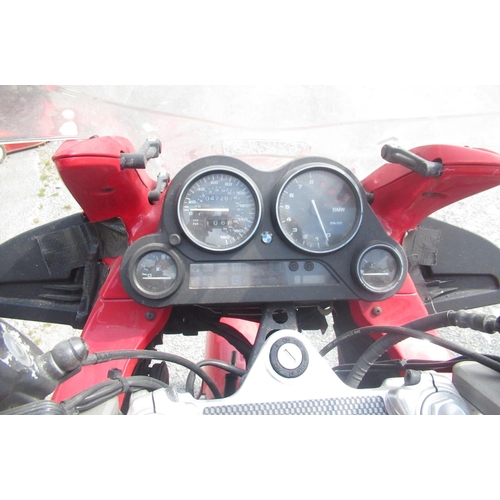 1123 - BMW K1200RS touring motorbike, with BMW pannier system, with single key, V5 and other documents