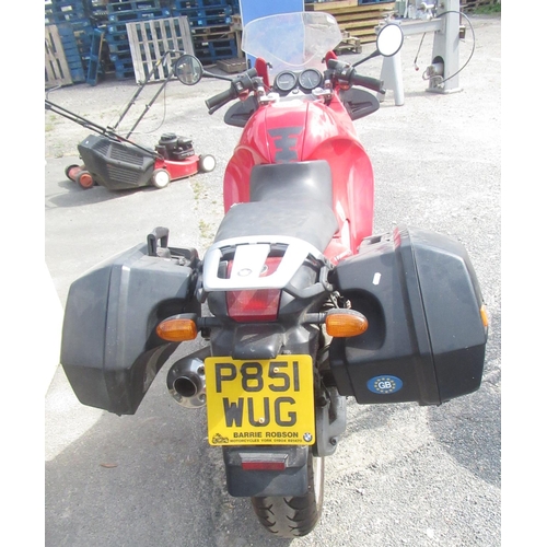 1123 - BMW K1200RS touring motorbike, with BMW pannier system, with single key, V5 and other documents