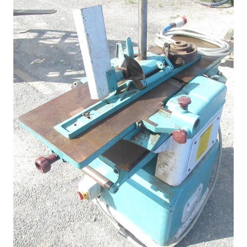 1128 - Wadkin bursgreen saw/planer and thinner, with three phase system