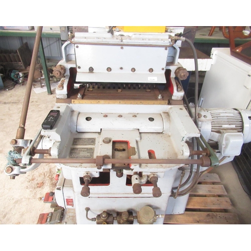 1130 - Brookman 15 pin dove tailing machine