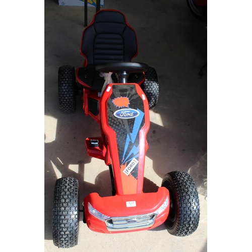 1233 - Child’s “Ford” 12v go-cart