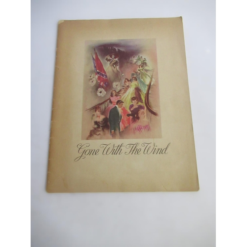 237 - Syd Little Collection - Original 'Gone With The Wind' cinema theatre programme starring Clarke Gable