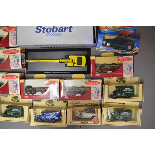 889 - Collection of boxed die-cast model vehicles, mostly Eddie Stobart and mostly 1/76 from Lledo and Tra... 