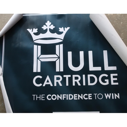 991 - Two Hull Cartridge advertising banners