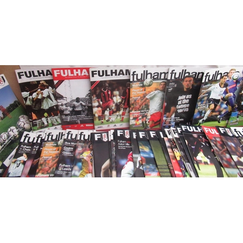 995 - Fulham Football Club programmes from the following seasons 1966-67(x3),68-69(x2), George Cohens Nigh... 