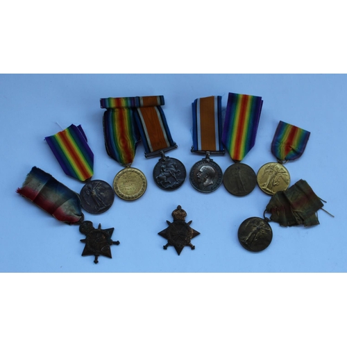 40 - Large collection of WWI medals incl. Victory medal and War medal 1914-1918 awarded to 277336 Private... 