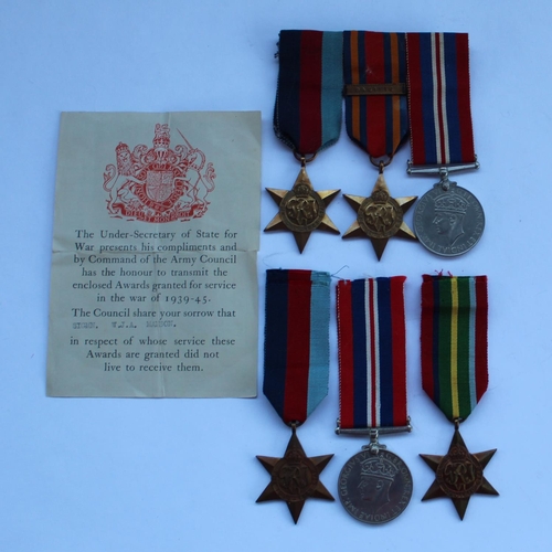 42 - Collection of medals incl 1939-1945 Star, Burma Star, 1939-1945 War medal etc