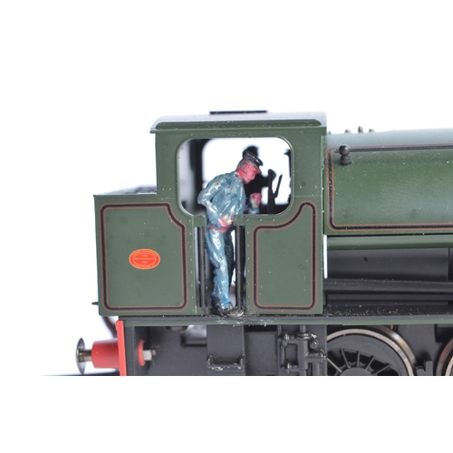 715 - 2 Hornby OO gauge 0-6-0 model tank engines:
R3104 0-6-0ST Class J94 loco '7086', figures painted and... 