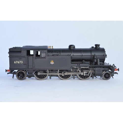 717 - Bachmann Branch-Line 31-609 2-6-2 V3 tank engine, 67673 plain (matt) black, E/emblem (missing separa... 