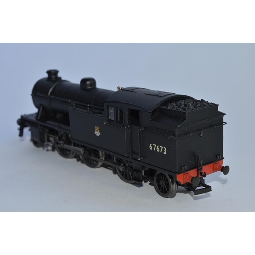 717 - Bachmann Branch-Line 31-609 2-6-2 V3 tank engine, 67673 plain (matt) black, E/emblem (missing separa... 