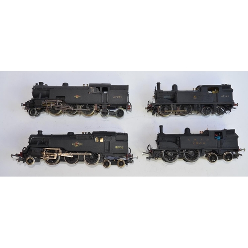 741 - 4 OO gauge electric tank engine models, Hornby, Wrenn and unknown, all in used but running order.